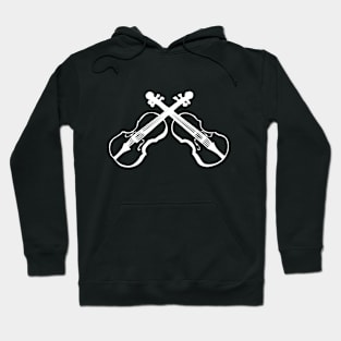 Harmony Unleashed - Crossed White Guitars Hoodie